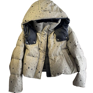 洋气独特别致超好看短款羽绒服女冬季新款韩系连帽保暖面包服外套