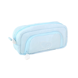 RosyPosy柔设天使笔袋女生高颜值ins风韩系2026新款初中生专用大容量收纳文具巨可爱奶呼呼原创蓝色系痛包