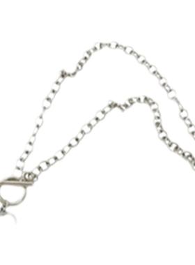 项链女款轻奢小众星月锁骨链