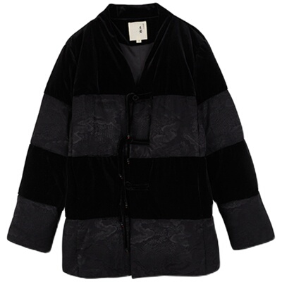 【闪购价】生姜原创女装冬新中式围巾式手工盘扣羽绒服11234302B