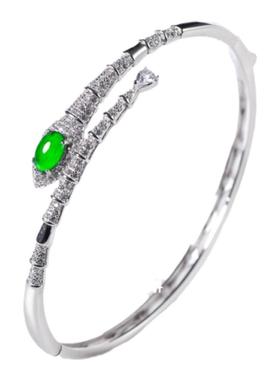 银手镯女款2026新款开口轻奢高级