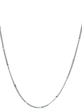 银河素链闪片链项链锁骨链