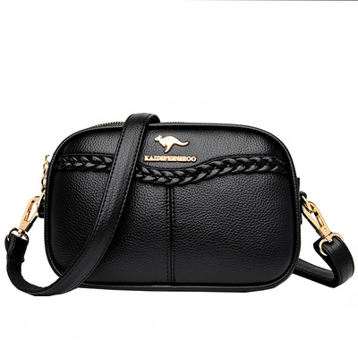 品牌正品真皮方包牛皮女包