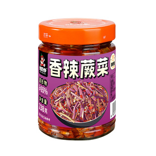 湘同学三个损友香辣蕨菜特产农家下饭菜瓶装即食拌饭拌面剁辣椒酱