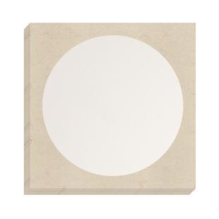 国画生宣卡纸加厚镜片纸熟宣半生熟镜面书法宣卡纸工笔画圆形正方形宣纸画纸幼儿园小学生水墨专用装裱作品纸