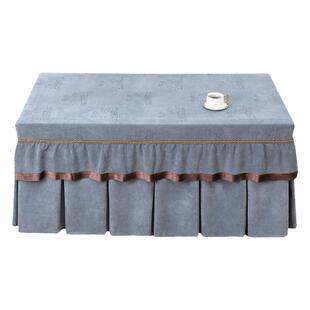 简约四季款烤火桌子罩套电烤炉长方形茶几罩家用新款烤火炉保护罩