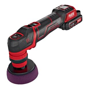 FLEX无线锂电小型抛光机PXE80汽车打磨打蜡二合一抛光机细节抛光