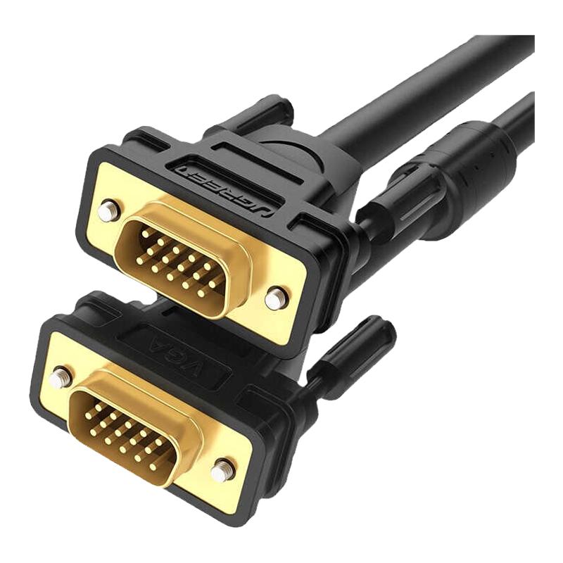 绿联VGA3+9线芯投影仪视频连接线