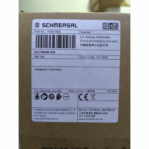 议价EX-I-RS655-Z22施迈赛防爆拉线开关全新原装正品现货