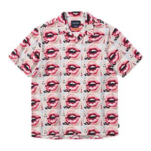 thisisneverthat® Lips Rayon Shirt 春夏款印花图案男士短袖衬衫