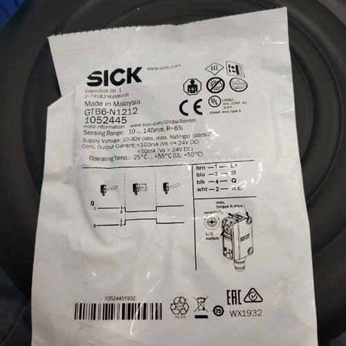 SICK西克传感器GTB6N1212拍前询价下单