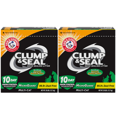 铁锤猫砂黑盒绿标2盒艾禾美矿石