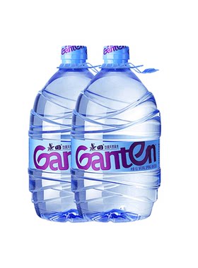景田天然饮用泉水4.6L*4桶装家庭饮用水纯净水大桶整箱箱装泡茶