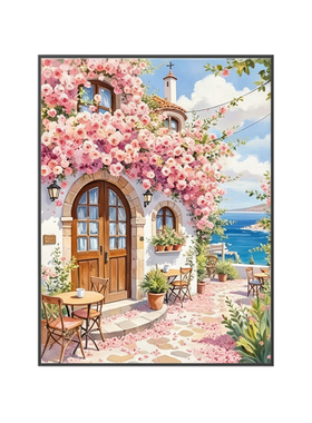 多巴胺宫崎骏治愈系砂岩装饰画