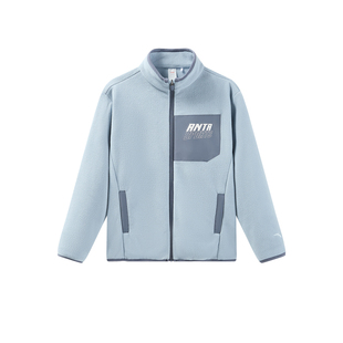 超级安踏男大童摇粒绒外套春季保暖内胆运动上衣儿童352546722U