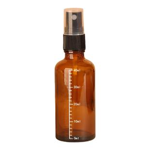 茶色玻璃爽肤水喷雾瓶避光精油药剂化妆品分装瓶带刻度便携细雾