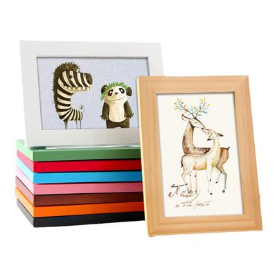 实木相框摆台挂墙创意洗照片做成