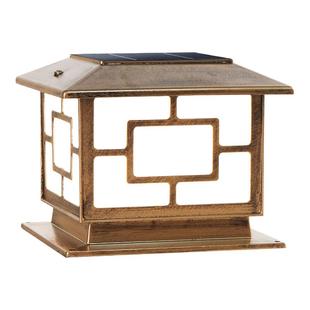 太阳能灯户外庭院柱头围墙灯墙头灯大门口别墅家用灯接电感应防水