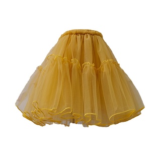 女童半身裙纱裙夏装新款儿童蓬蓬裙白纱公主裙百褶洋气短裙白色