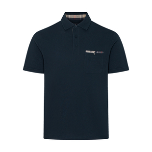 Barbour Corpa Tartan男女同款短袖POLO衫