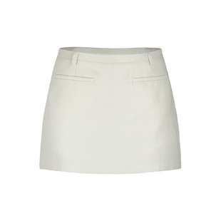 SEEKSIMPLE 金属丝微闪A字中低腰短款裙裤