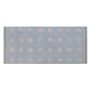 赛波斯小雏菊彩色意式无胶床边毯无甲醛卧室地毯轻奢高级床尾毯