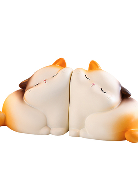 可爱治愈福瑞猫猫书挡摆件高颜值