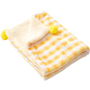 猫咪毯子宠物毛毯冬天小被子狗睡垫地垫地毯猫窝专用猫垫子睡觉用