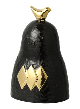 北欧电镀抽象人形陶瓷装饰摆件