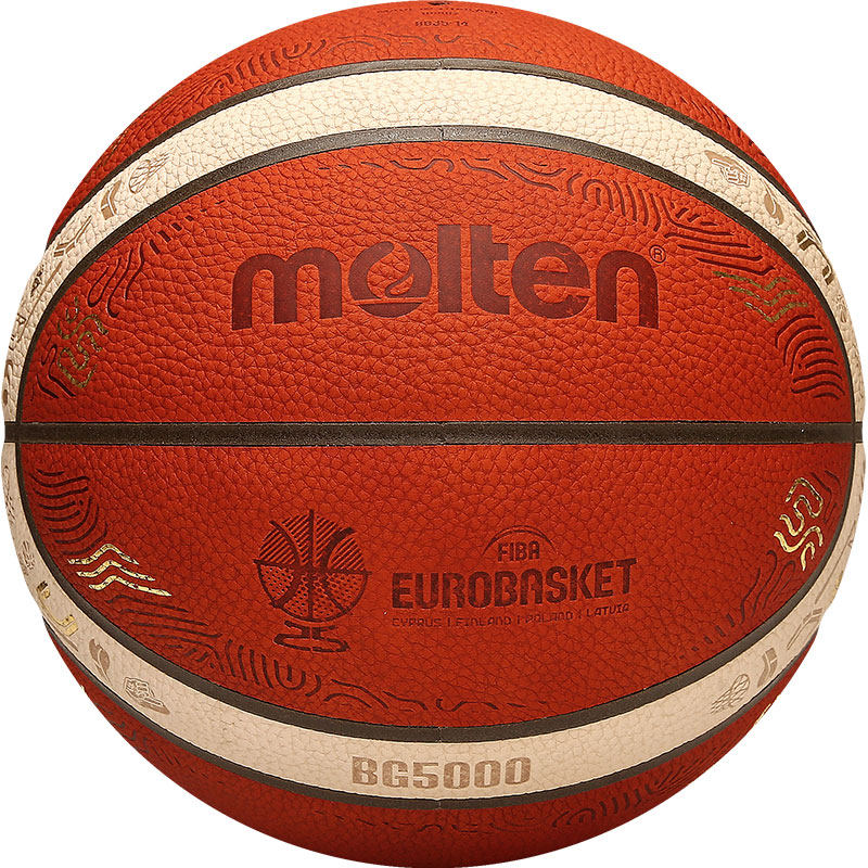 摩腾官方 molten摩腾2025男篮欧洲杯正式比赛牛皮篮球7号正品5000