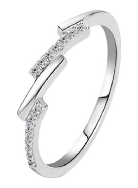 ChinPin/芷芯女莫桑石戒指