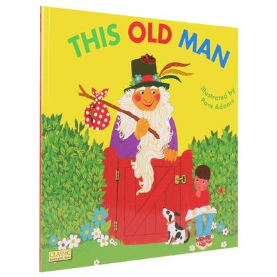 小彼恩图书 点读版 Child's Play 韵文歌谣洞洞书 This Old Man 英国进口 childs play英文原版绘本 毛毛虫点读笔配套书 英语启蒙