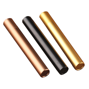 檀香沉香线香管铝合金香筒带香插家用随身便携金属香筒可雕刻logo