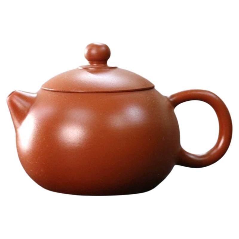 潮州手拉壶功夫茶具冲罐紫砂壶民间艺人手工茶壶矿朱泥潮汕小壶