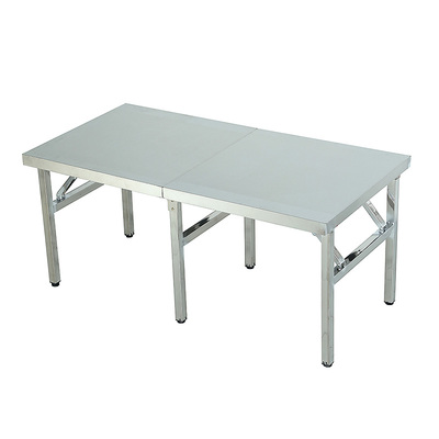 不锈钢长桌折叠便携摆摊露营烧烤