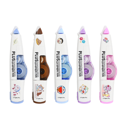 普乐士3件送笔袋可爱卡通修正带