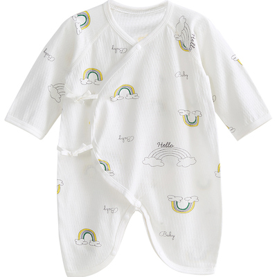 婴儿纯棉长袖薄款护肚蝴蝶衣