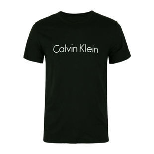 现货 Calvin Klein CK 男士短袖T恤圆领半袖体恤字母经典款