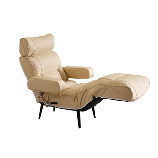 Kino防猫爪主卧贵妃躺椅懒人沙发莫兰迪猫抓皮无重力可躺可睡椅子