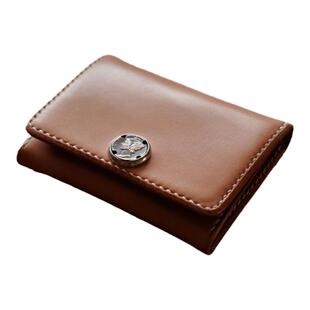 渡鸦XCigar联名款日本特级枥木财布零钱包卡包925银配件手工缝制