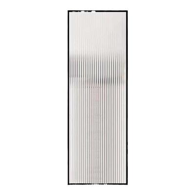 长虹玻璃隔断水波纹铁艺抗污耐脏