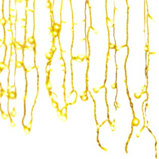瀑布灯串满天星太阳能户外栅栏花园阳台防水装饰灯带庭院氛围彩灯
