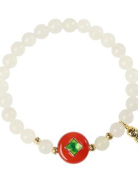 宫里上新天然和田玉手链