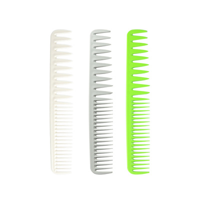 超薄理发扁梳耐高温彩色塑料