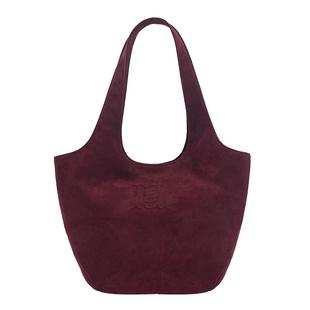 【董璇同款】ANNALOCH25新款反绒麂皮随行包时尚简约单肩手提女包