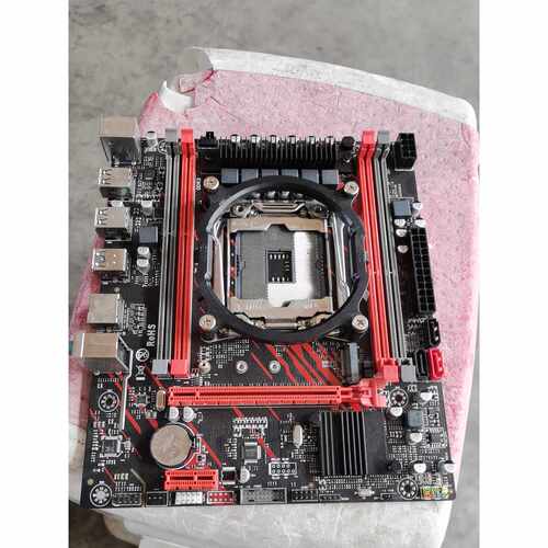 议价x99p3主板一块品相如图没有挡板有针脚倒具体看图维修