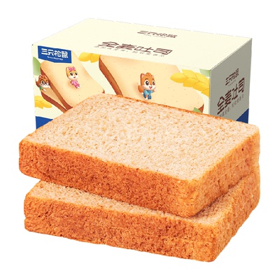 三只松鼠全麦面包开袋即食