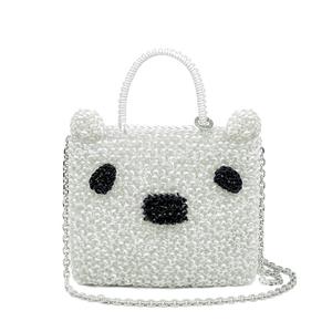 ANTEPRIMA萌宠系列女包ANIMALE- POLAR BEAR手提斜挎链条小方包