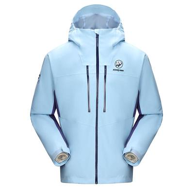 骆驼熊猫系列三合一冲锋衣男款2025新款秋户外防水登山服黑色外套