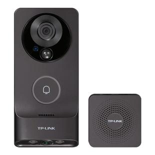 可视门铃监控摄像头无线家用电子猫眼带显示屏对讲双摄高清TPLINK